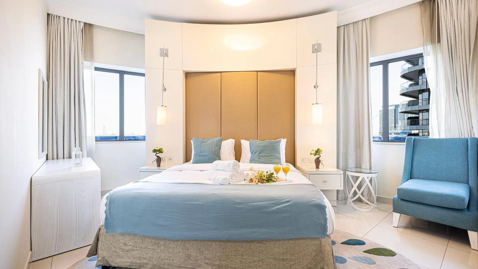 Apartment Damac Maison Mall Street 2 Bedroom Deluxe Upgraded With 1 Minute Walk To Dubai Mall
